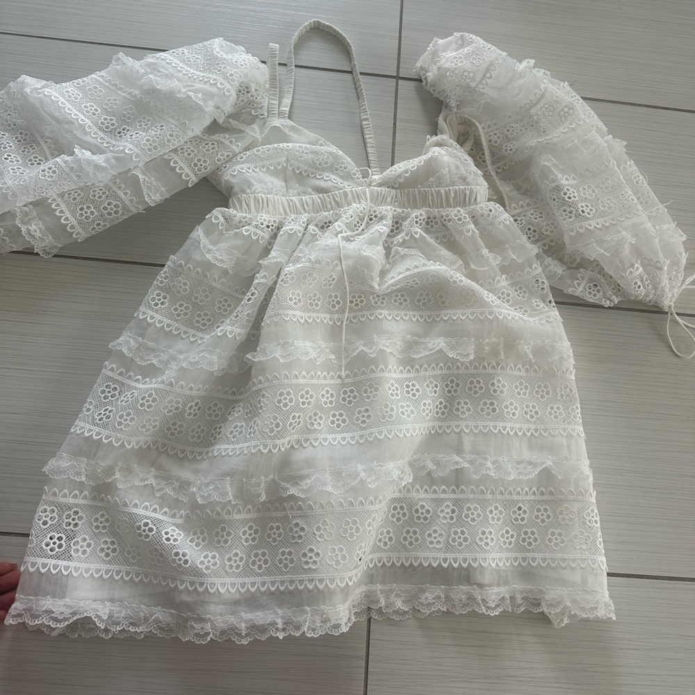 For love and lemons mini white dress